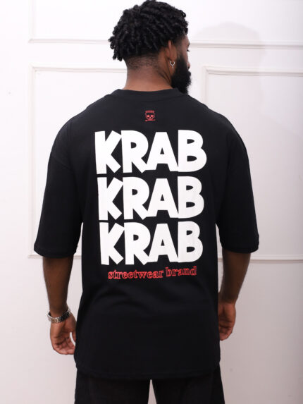 Tshirt oversized backname - preto